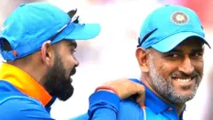 મહેન્દ્રસિંહ ધોની અને વિરાટ કોહલી