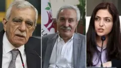 Ahmet Türk, Adnan Selçuk Mızraklı ve Bedia Özgökçe Ertan