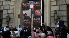 Manifestación en Akron