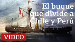 Composición con el buque Huáscar