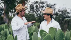 Adrian Lopez Velarde and Marte Cazarez