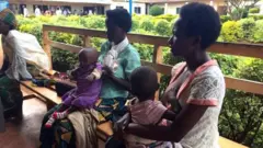 Ababyeyi baje muri gahunda y'imbonezamirire ku kigo nderabuzima cya Rubungo mu karere ka Gasabo mu mujyi wa Kigali