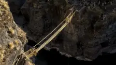 The handrails are put in place