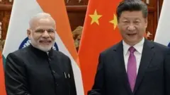 நரேந்திர மோதி - சீன அதிபர் ஷி ஜின்-பிங்