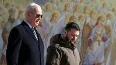 Джо Байден и Влазимир Зеленский