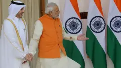 मोदी और क़तर के शेख अब्दुल्ला बिन नासिर
