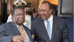 Francis Atwoli na rais Kenyatta