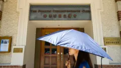 香港外國記者會門口