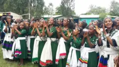 በሰቆጣ ከተማ ያለው የሻደይ አከባበር