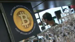 Cafe Bitcoin sign