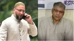 ओवेसी आणि प्रकाश आंबेडकर
