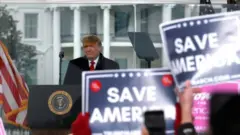Donald Trump's address to supporters on 6 January