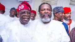 Bola Tinubu da  Nduka Obaigbena 