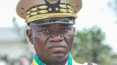 Le général Oligui Nguema a prêté serment ce lundi à Libreville.