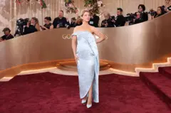 2026年1月11日、カリフォルニア州ビバリーヒルズのビバリー・ヒルトンで開催された第83回ゴールデン・グローブ賞授賞式に出席するジェシー・バックリー。 (写真提供:モニカ・シッパー/ゲッティイメージズ)