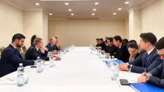 Kasım'daki 19. Astana Zirvesi'nden heyetler arası görüşmelerden bir kare