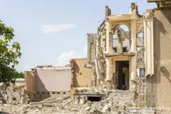 Самарқанд шаҳрининг Ғиждувон кўчасида бузилган бинолар