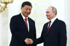 Ông Tập Cận Bình và ông Putin