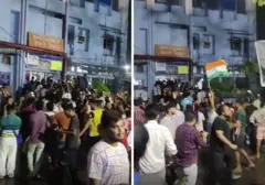 বুধবার গভীর রাতে আরজি কর হাসপাতালে কিছু ব্যক্তি হামলা চালায় বলে অভিযোগ। 