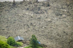 Telhado de casa em Blatten