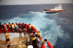 الأم الضحية ورضيعها من بوركينا فاسو