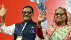 শেখ হাসিনা ও ওবায়দুল কাদের