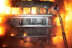 Incendio en Valencia