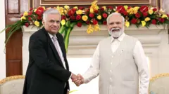 मोदी और विक्रमसिंघे