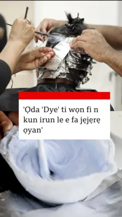 Aworan irun ti wọn n fi ọsẹ amurungun si i ati eroja ti won n lo fun un.