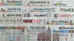 ঢাকা থেকে প্রকাশিত সংবাদপত্র।