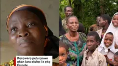 Arabinrin Ọlatunde wa lapa osi, aworan awọn ti wọn tu silẹ wa lapa ọtun