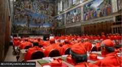 Àwọn cardinal lásìkò tí wọ́n ń gbàdúrà