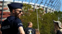 Концерт Макса Коржа проходив на стадіоні в Варшаві