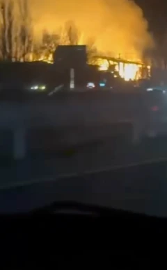 انفجار یک کارخانه در ملایر