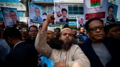 বিএনপির একটি বিক্ষোভ। 