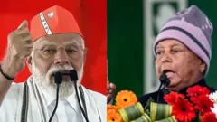पीएम मोदी और लालू यादव
