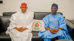 Kano state govnor Abba Yusuf and Edo state govnor Monday Okpebholo