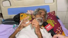 बलिया हॉस्पिटलमध्ये रूग्ण 