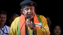 বিজেপির সভায় 'উস্কানিমূলক' ভাষন দিয়েছেন মিঠুন চক্রবর্তী, এমনই  অভিযোগ