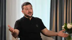 Ukrayna lideri Zelenskiy, Londra'da BBC'ye özel bir mülakat verdi.