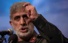 د ایران د سپاه پاسداران د قدس ځواک قوماندان اسماعیل قاآني