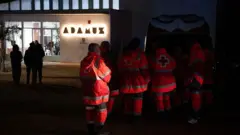 স্পেনের আদামুজে একটি ট্রেন দুর্ঘটনা হয়েছে 