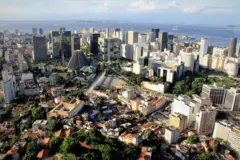Vista aérea de Río de Janeiro
