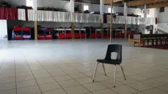 El albergue Embajadores de Dios vacío