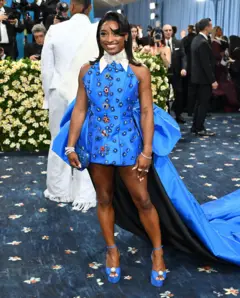 Simone Biles no Met Gala 2025