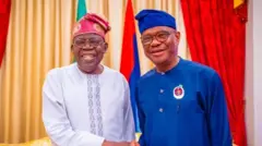 Aworan Nysome Wike ati Aarẹ Bola Tinubu 