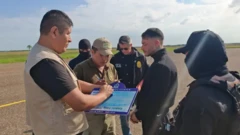 Sebastián Marset no momento em que preso pela polícia boliviana
