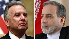 Wada xaajoodyada Maraykanka waxaa hogaamin doona ergeyga gaarka ah Steve Witkoff (bidix), halka kooxda Iran uu hogaaminayo wasiirka arrimaha dibadda Abbas Araghchi.