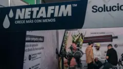 Stand da Netafim durante a Expo Agro Sinaloa em Culiacán, no México, no dia 16 de março de 2022.