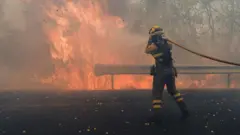 Incêndio na Galícia.